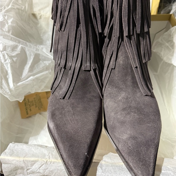 Michael Kors Jayla Suede Heeled Booties – Chocolate - Picture 6 of 14